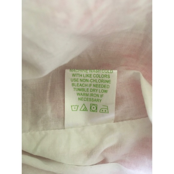 Lilly Pulitzer Shift Pink Striped Eyelet Floral Sleeveless Dress 10 Barbiecore - Picture 11 of 13